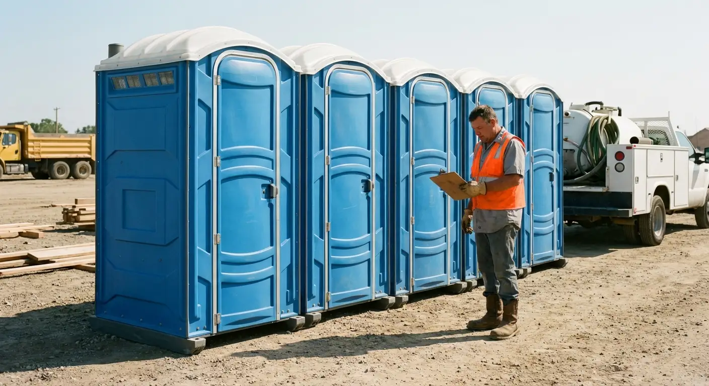 Portable toilet site planning and placement logistics in New Haven, CT